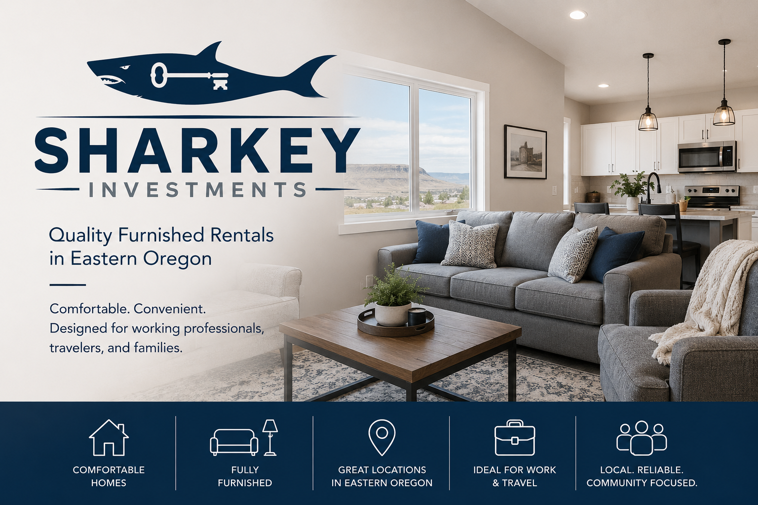 Sharkey Investments furnished rentals